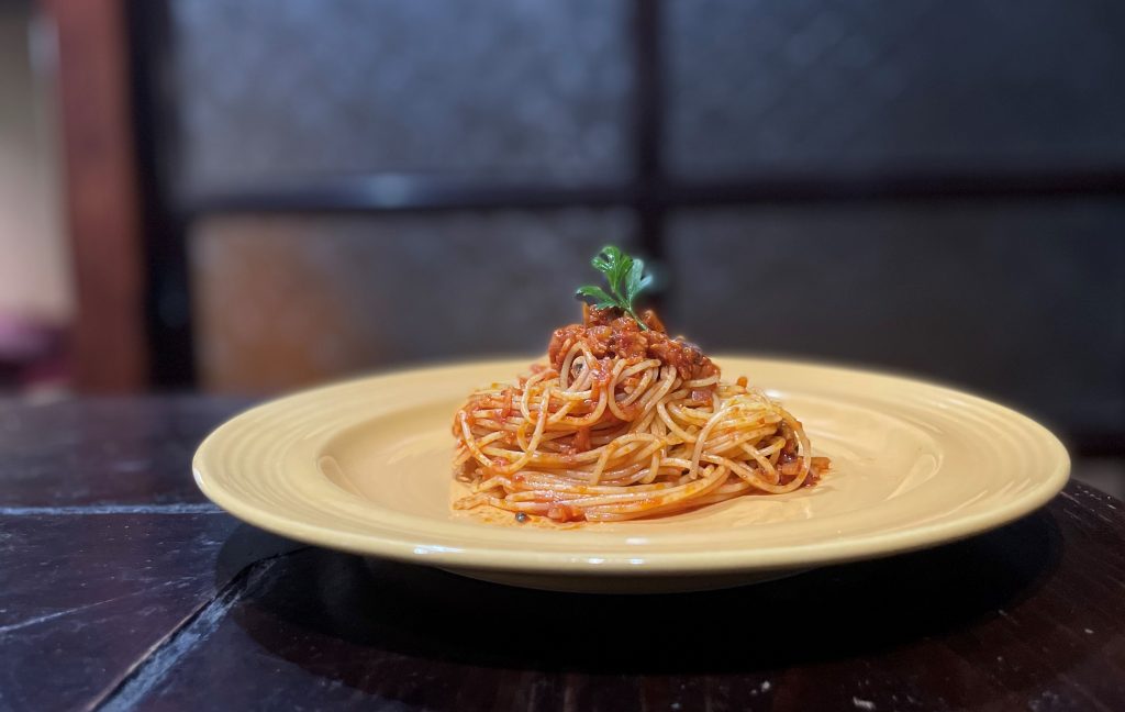 サバとトマトのラグーソース