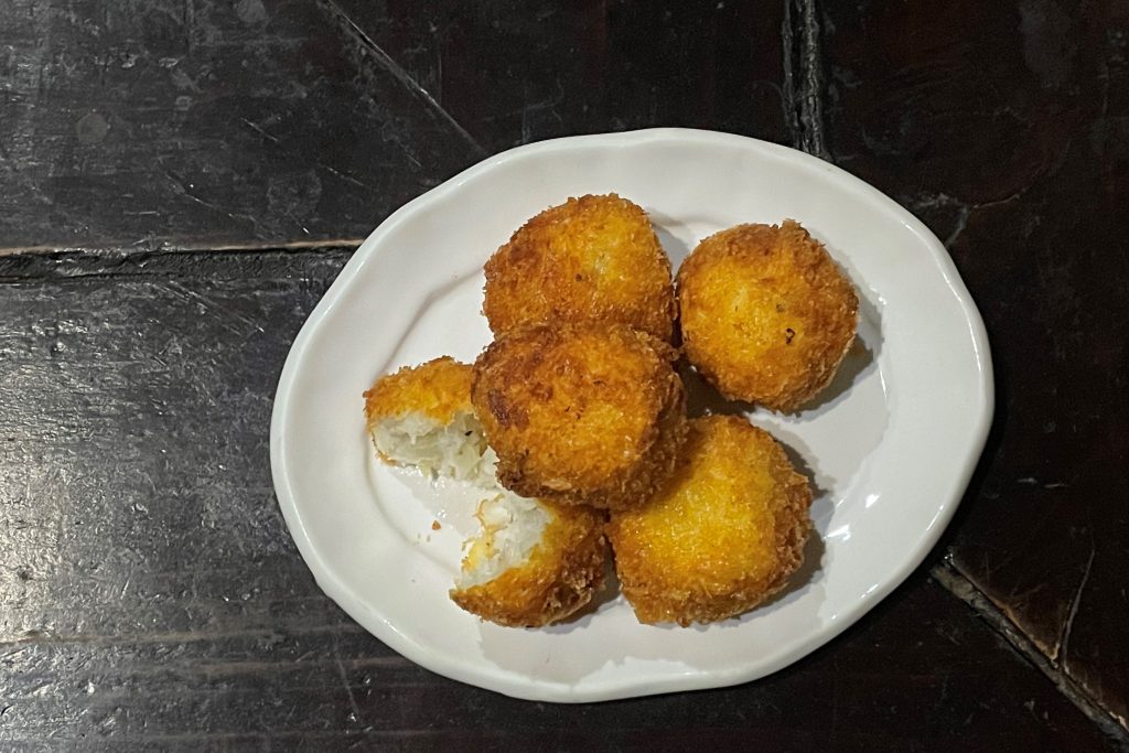 タラのクロケット完成